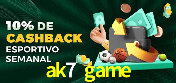 10% de bônus de cashback na ak7 game