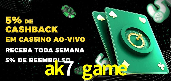 Promoções do cassino ao Vivo ak7 game
